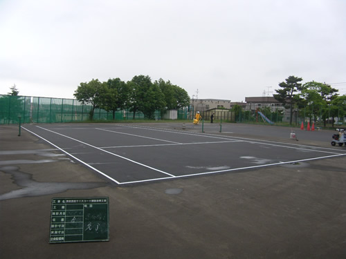 (道立)高校テニスコート改修工事